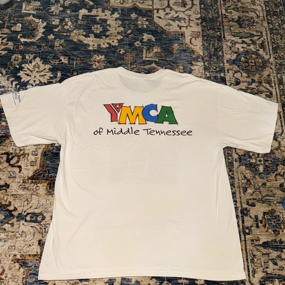 VTG YMCA of Middle TN Spirit Mind Body White Unisex Gildan St. Thomas Health XL - Picture 13 of 15